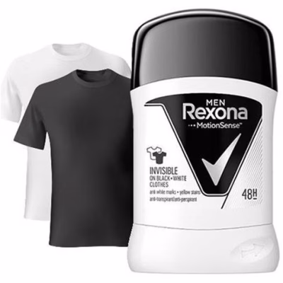 مام صابونی مردانه رکسونا مدل Invisible Black And White