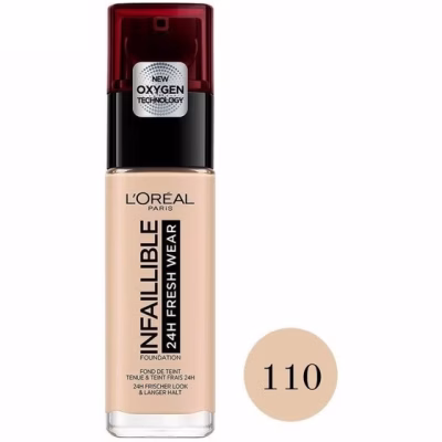 کرم پودر اینفالیبل32ساعتا شیشه ایی شماره 110