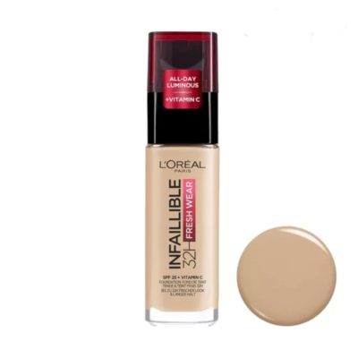 کرم پودر لورال اینفیلبل 32ساعته FRESH WAEAR شماره 120