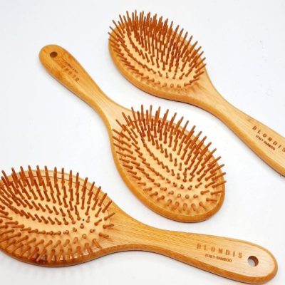 برس چوبی بامبو سایز بزرگ | ضد موخوره | اصل اورجینال