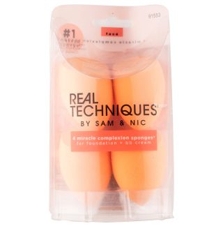 پد آرایشی 4 عدد مناسب انواع کرم پودر و بی بی کرم ریل تکنیک