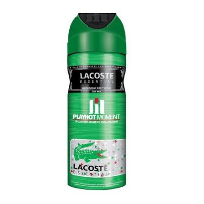 اسپری خوشبو کننده بدن مردانه لاگوست اسنشیال پلی هات مومنت مدل LACOSTE TOUCH Essential حجم 200 میلی لیتر