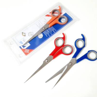 قیچی اصلاح حرفهای دسته رنگی