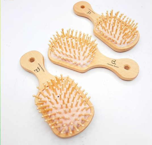 برس چوبی بامبو اصل کودکانه (یا کیفی) مستطیل