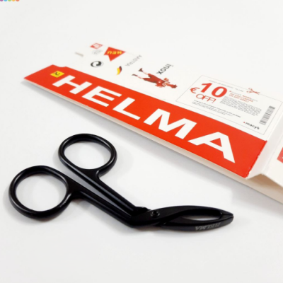 موچین مشکی HELMA مدل حرفهای استیل نوکتیز