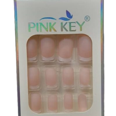 ناخن مصنوعی فرنچ دار 12 عددی بزرگسال