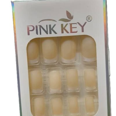 ناخن مصنوعی فرنچ دار بزرگسال 12 عددی