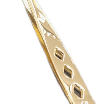 موچین فلزی طلایی Swark مدل طرح مشبک