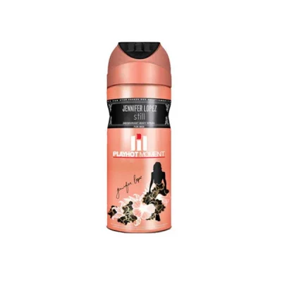 اسپری دئودورانت بدن زنانه پلی هات مومنت مدل استیل جنیفر لوپز حجم 200 میل | Play Hot Moment Still J.Lo Body Deodorant For Women