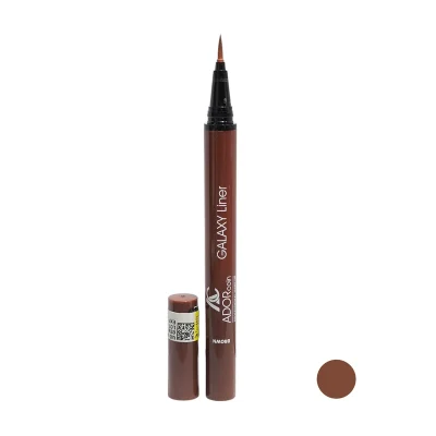 خط چشم رنگی ماژیکی قهوهای آدور مدل گلکسی لاینر
