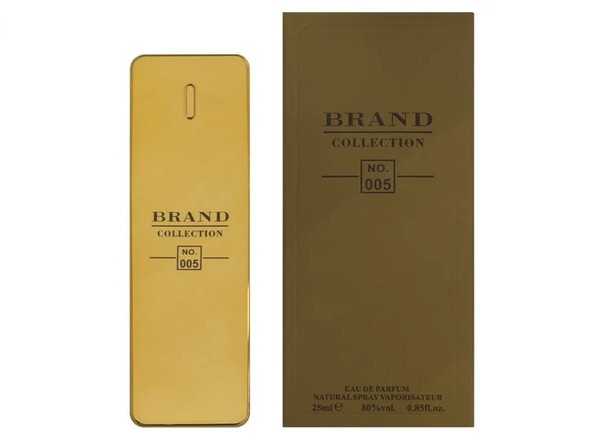 عطر جیبی مردانه برند کالکشن مدل 005 حجم 25 میلی لیتر مشابه Paco Rabanne One Million - تصویر 2