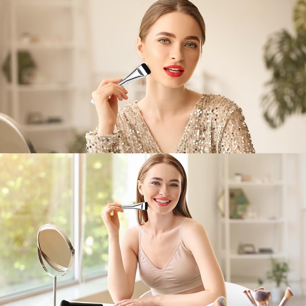 براش تخت آرایشی فلت کانسیلر و کرمپودر | Flat Concealer & Foundation Brush - تصویر 5