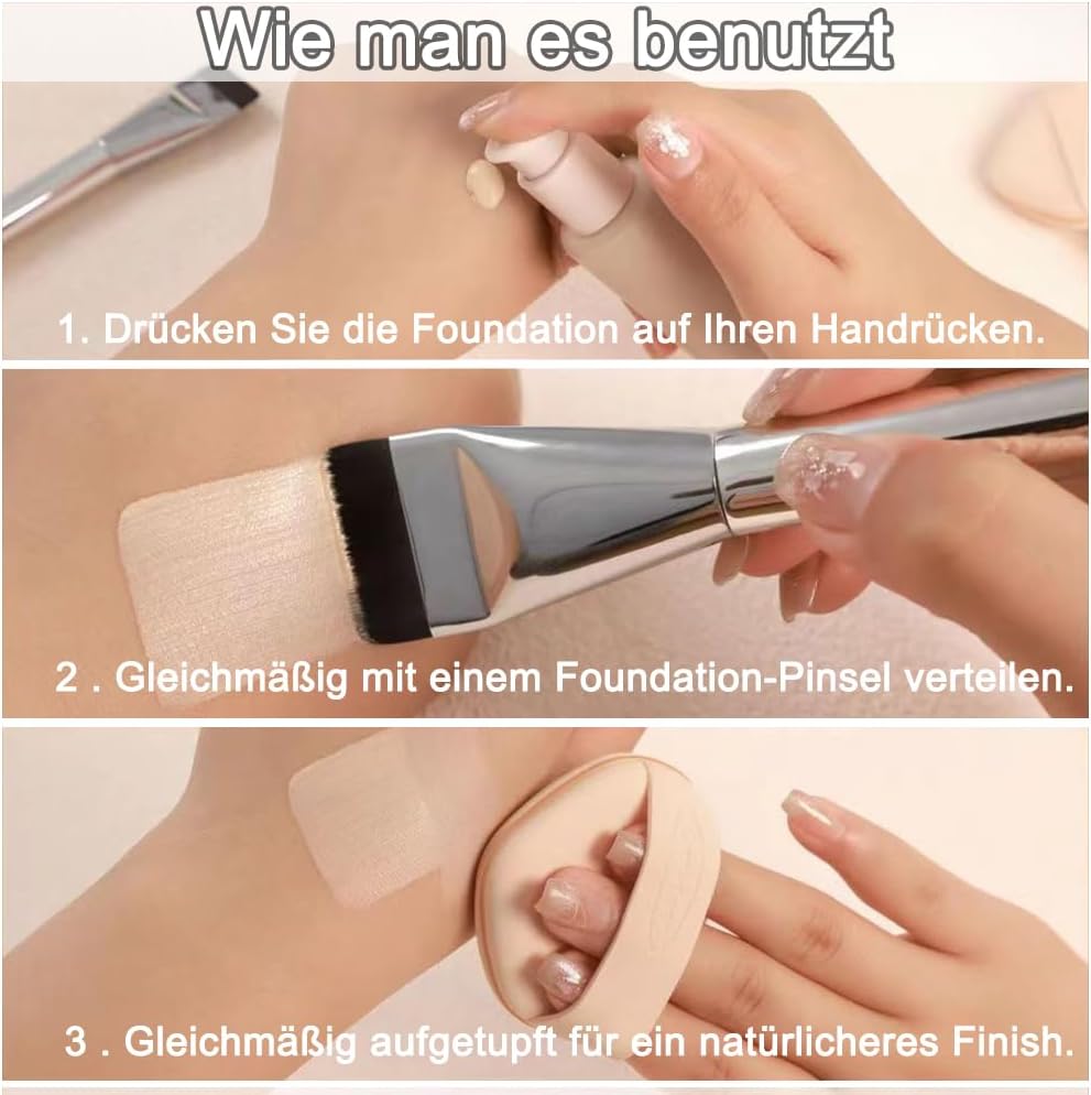 براش تخت آرایشی فلت کانسیلر و کرمپودر | Flat Concealer & Foundation Brush - تصویر 6