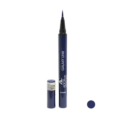 خط چشم رنگی ماژیکی بنفش آدور مدل گلکسی لاینر