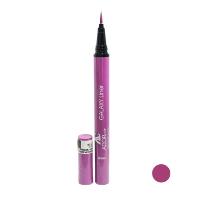 خط چشم رنگی ماژیکی صورتی آدور مدل گلکسی لاینر