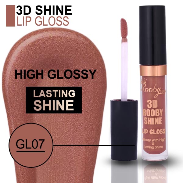 شاین لب 3D روبی سیما یا لیپ گلاس مدل GL07 – Ruby Sima 3D Lip Gloss GL07 - تصویر 3
