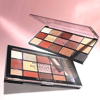 پالت سایه چشم رولوشن مدل ولوت رز | طرح مشکی مات 15 رنگ – Revolution Velvet Rose Eyeshadow Palette 15 Colors - تصویر 2