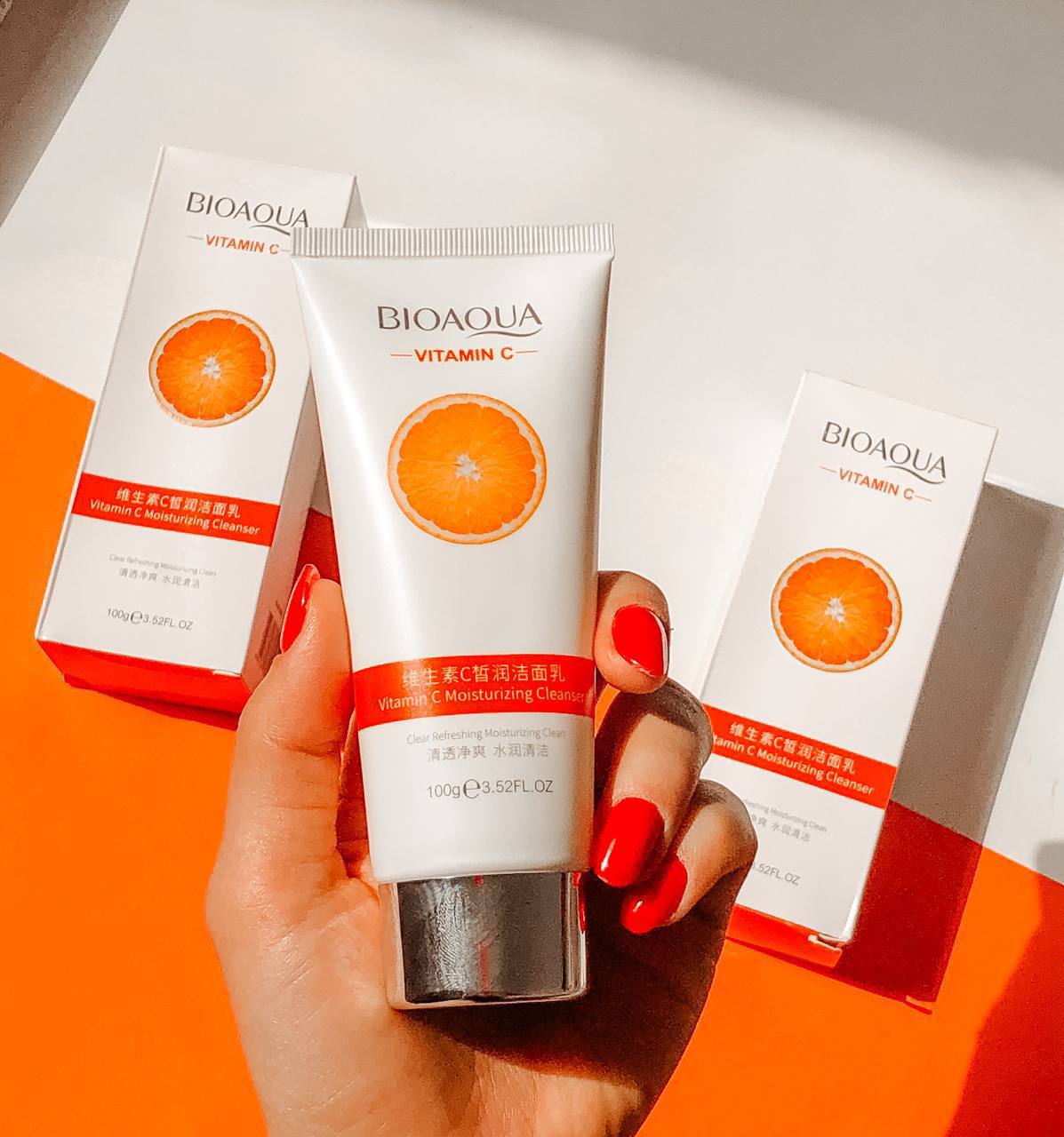 فوم شستشوی صورت ویتامین C بیوآکوا | Bioaqua Vitamin C Facial Cleanser Foam - تصویر 3