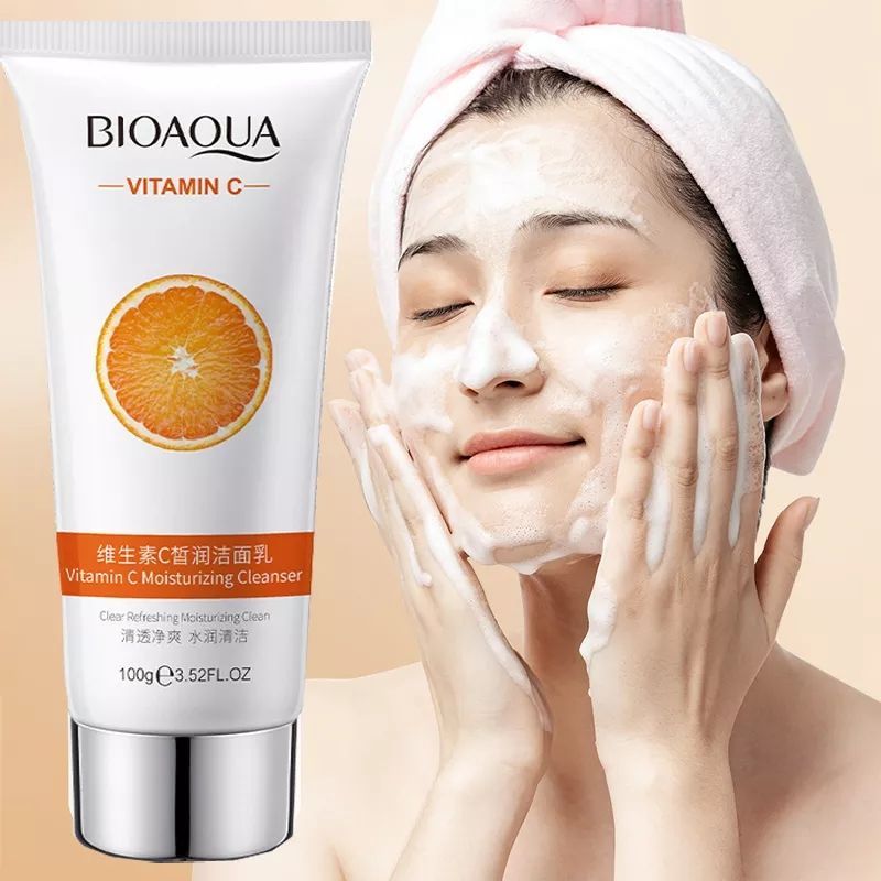 فوم شستشوی صورت ویتامین C بیوآکوا | Bioaqua Vitamin C Facial Cleanser Foam - تصویر 2