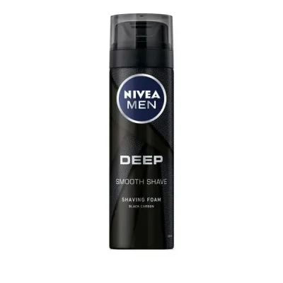 فوم اصلاح نیوآ (Nivea Men) مدل Deep Smooth Shave حجم 200 میلی‌لیتر