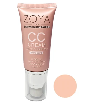سی سی کرم زویا مدل Light شماره 02 مناسب پوست خشک حجم 30 میل
