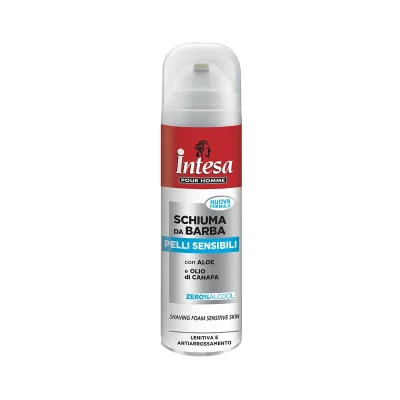 فوم اصلاح اینتسا (Intesa) مدل Pelli Sensibili حجم 300 میلی‌لیتر
