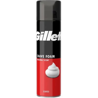 فوم اصلاح ژیلت (Gillette) مدل Original Scent حجم 200 میلی‌لیتر