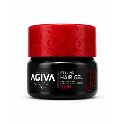 ژل موی حالت‌دهنده آگیوا (Agiva) مدل گام شماره 04 - افکت خیس و براق ۲۰۰ میلی‌لیتر (100%اورجینال)